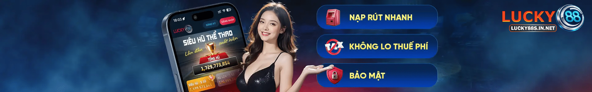 Lucky88 – Cổng Game Cá Cược Uy Tín #1 VN, Thưởng Lớn Mỗi Ngày - TOVIN