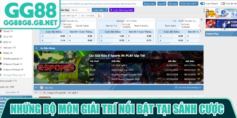 GG88 Thể Thao - Bứt Phá Giới Hạn Cá Cược Cực Chất 2026 - TOVIN