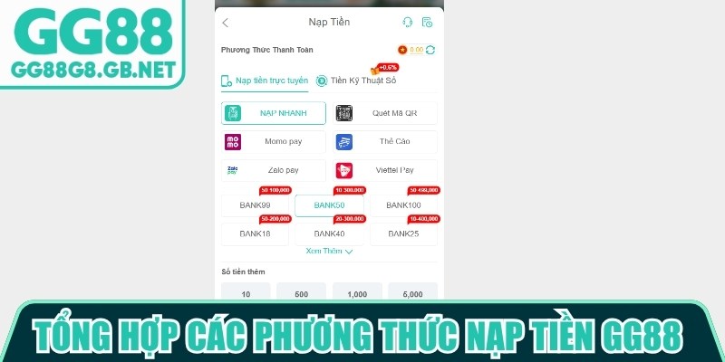 Nạp Tiền GG88 - Hướng Dẫn Chi Tiết A - Z Nhanh Chóng Nhất - TOVIN
